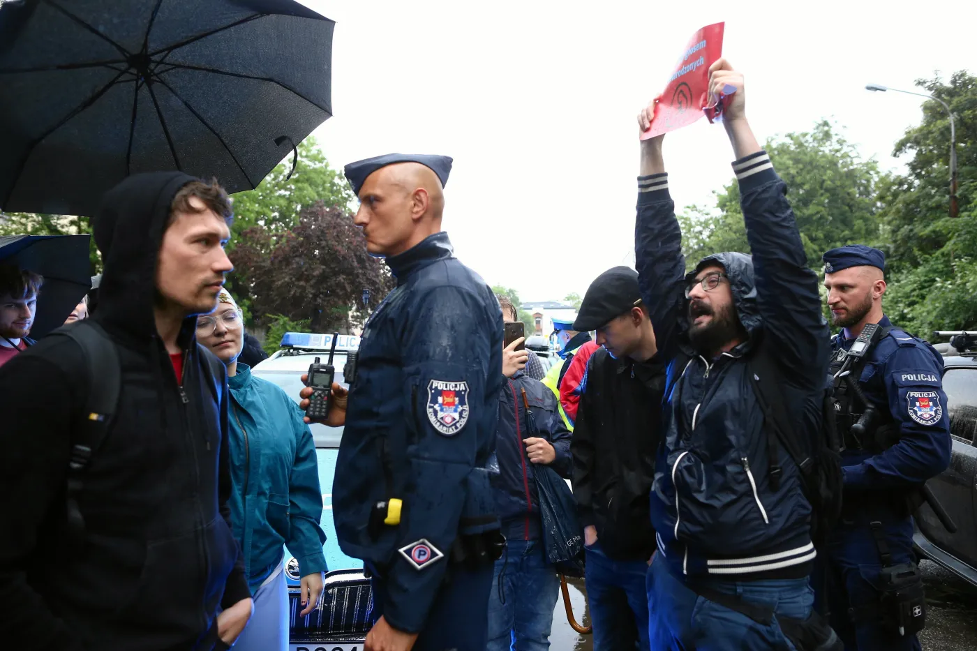 Protest '' Przestancie nas zabijac '' w Lodzi