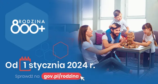 Rodzina 800+. Program ruszy od stycznia