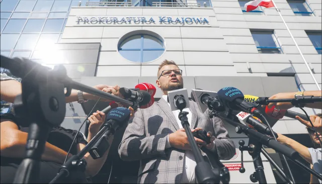 Pegasus dopadł Wosia. Były wiceminister miał usłyszeć zarzuty