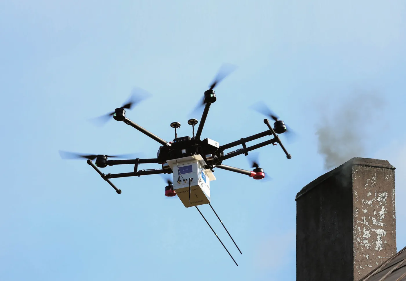 Głównym celem dronów do pomiaru jakości powietrza nie jest zwiększenie liczby mandatów