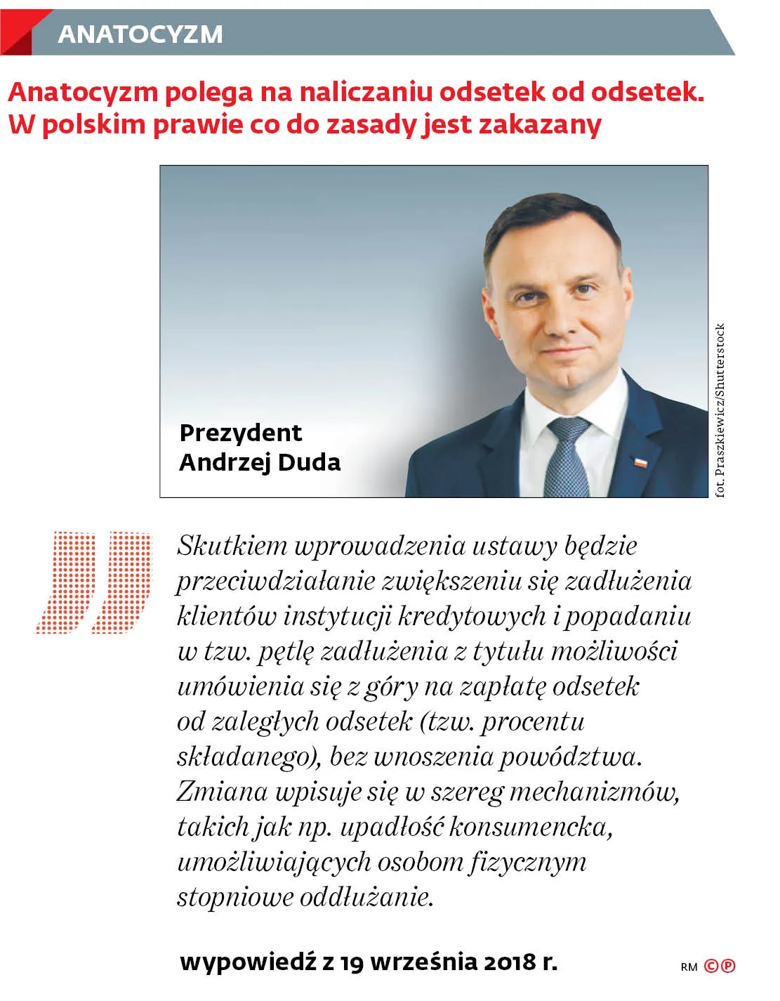 Odsetki od odsetek odchodzą do lamusa