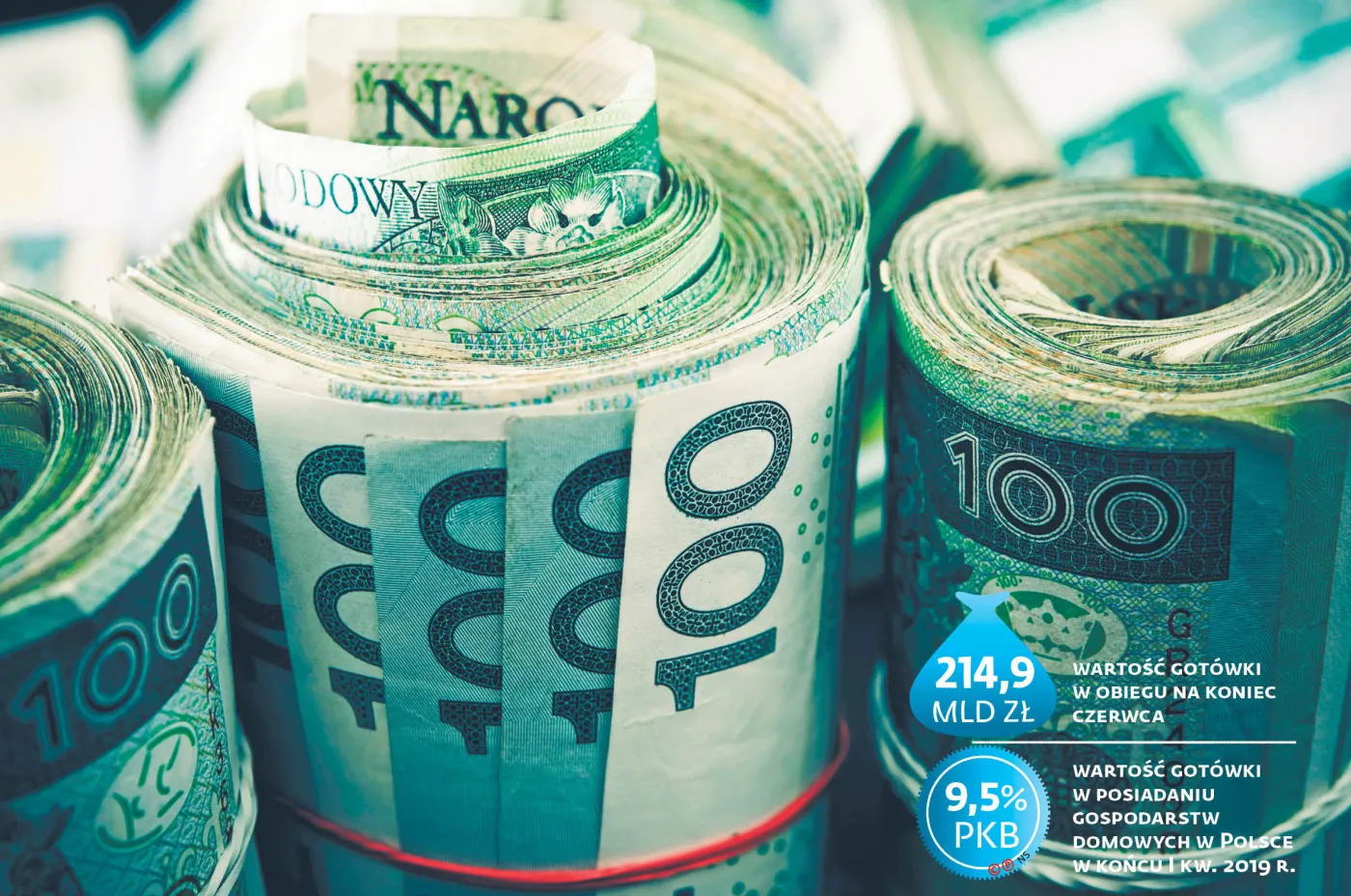 215 mld zł w banknotach i bilonie