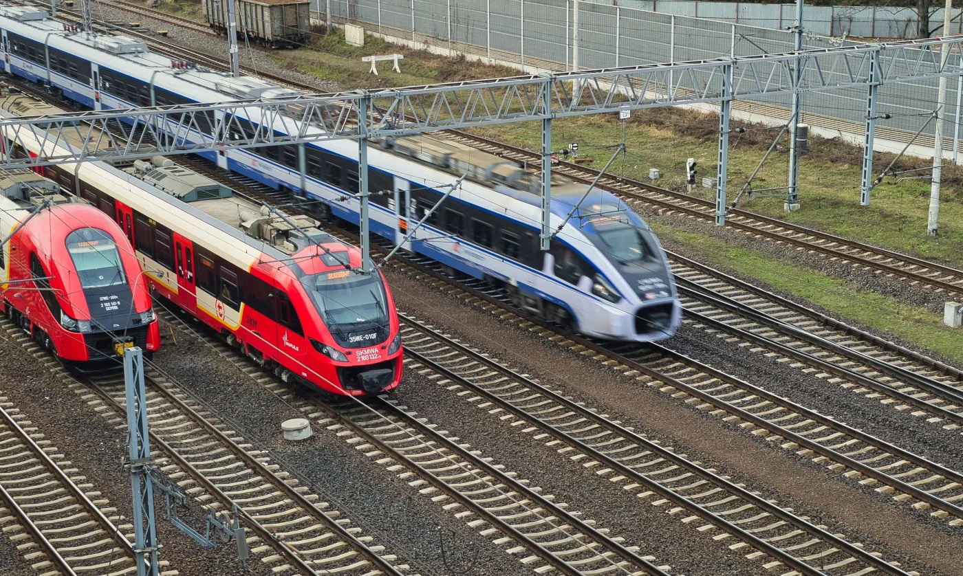 Pociągi na torach