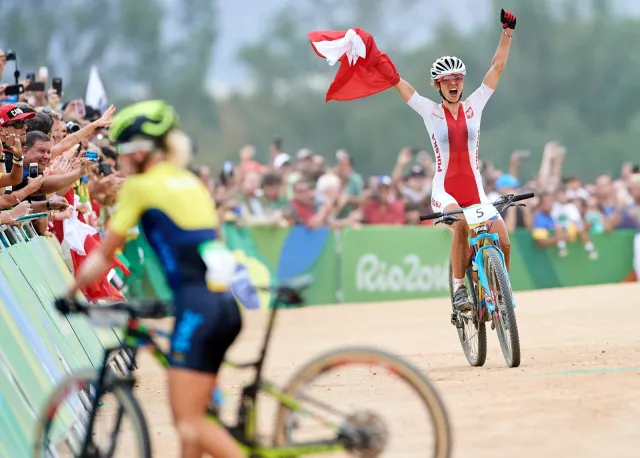 Rio 2016: Maja Włoszczowska zdobyła srebrny medal w kolarstwie górskim