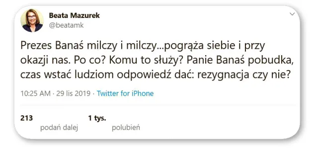 PiS buduje legendę Mariana Banasia [TWEET TYGODNIA]