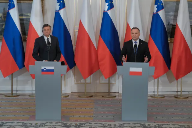 Duda po spotkaniu z prezydentem Słowenii: Ukraina musi odzyskać swoje terytorium