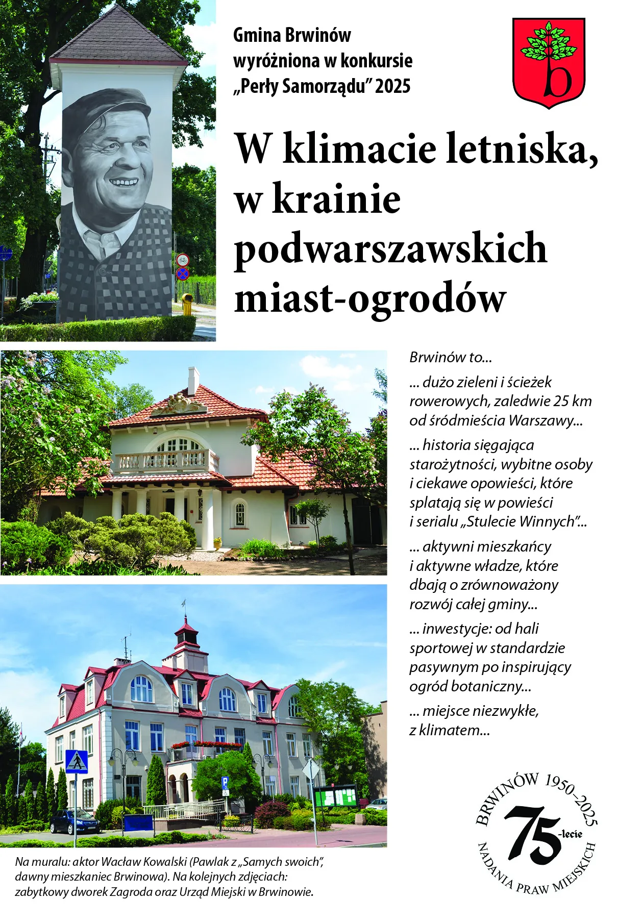 brwinów, historia, klimat