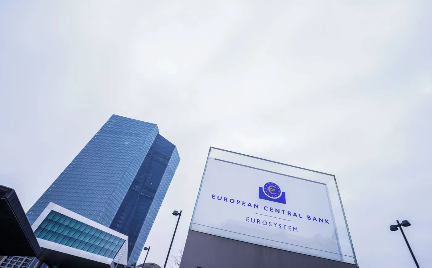 Europejski Bank Centralny we Frankfurcie. Niemcy, 16.12.2021 EBC euro Frankfurt 