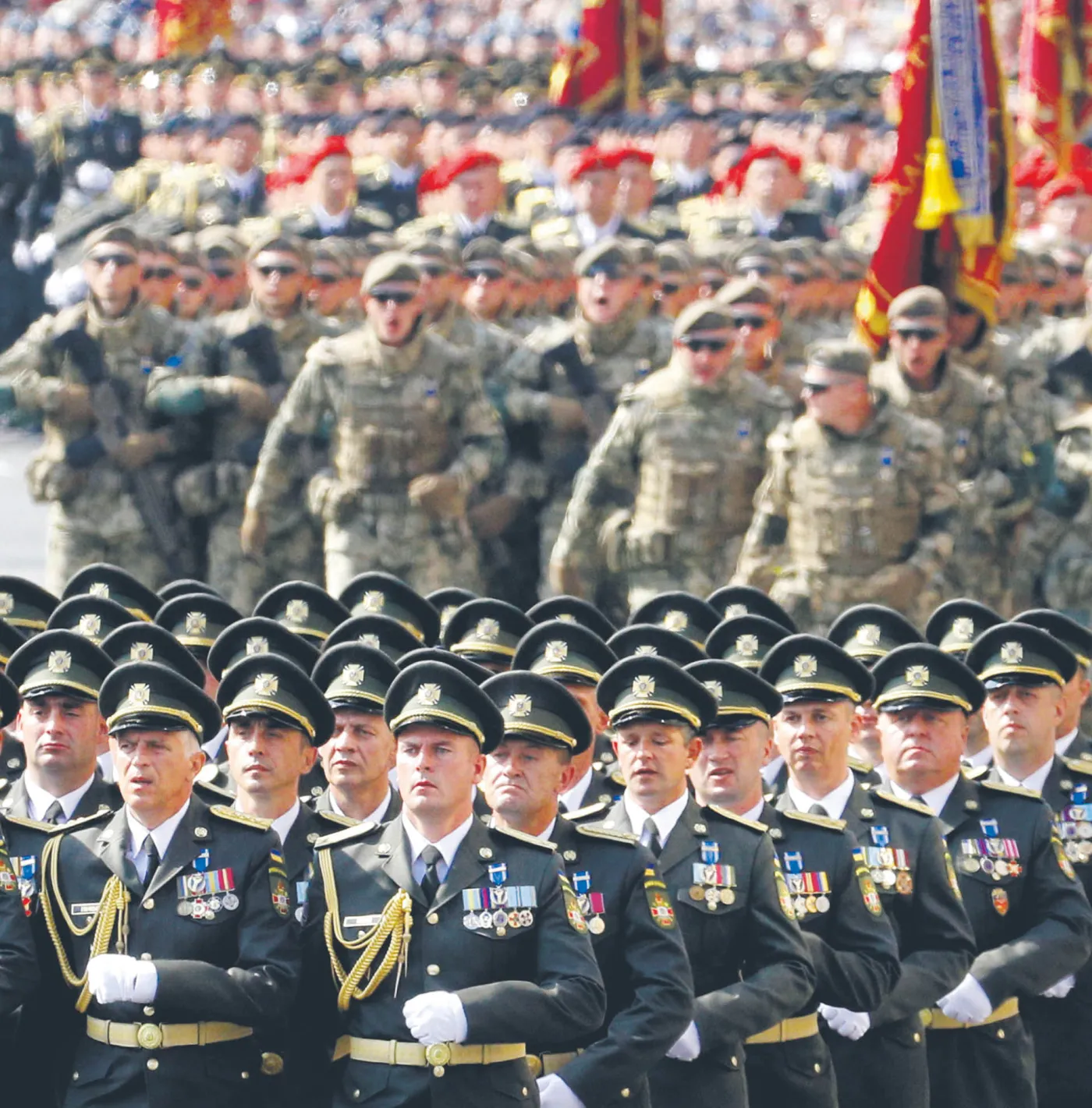 Ukraina hucznie świętowała 30-lecie ogłoszenia niepodległości