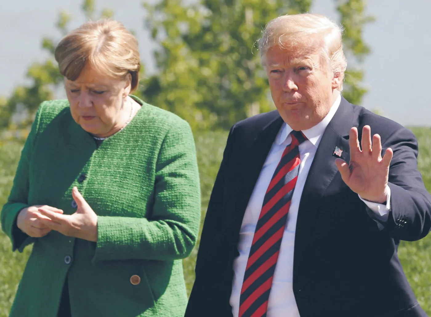 Trump nie odpuszcza Niemcom