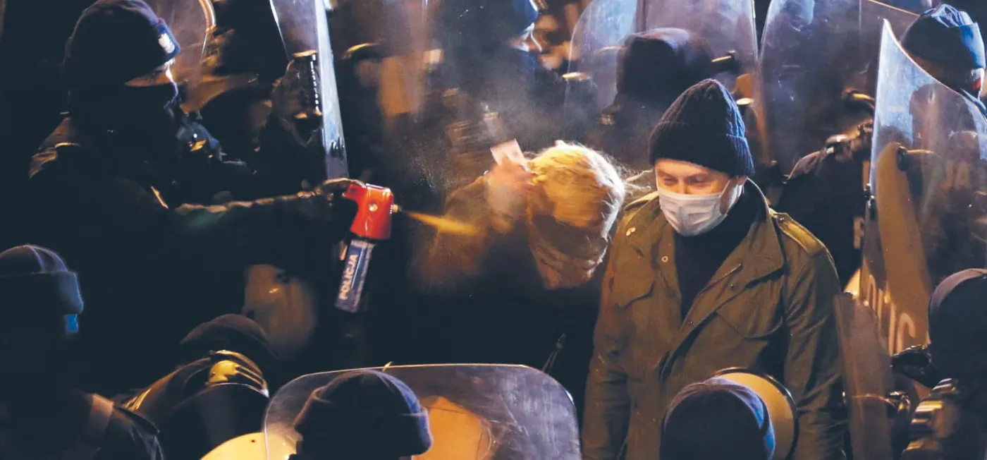 Wątpliwości po interwencji policji w czasie demonstracji
