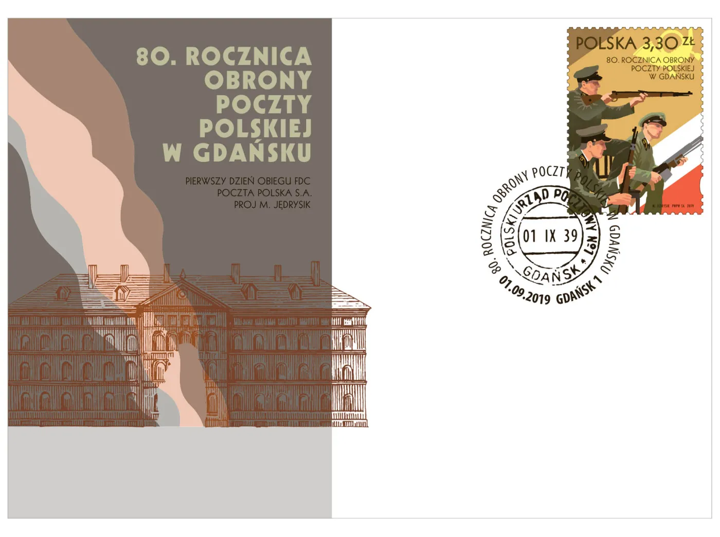 Poczta Polska upamiętnia bohaterskich obrońców placówki w Gdańsku sprzed 80 lat