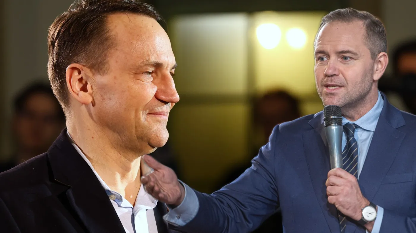 Wicepremier Radosław Sikorski i prezydent Karol Nawrocki