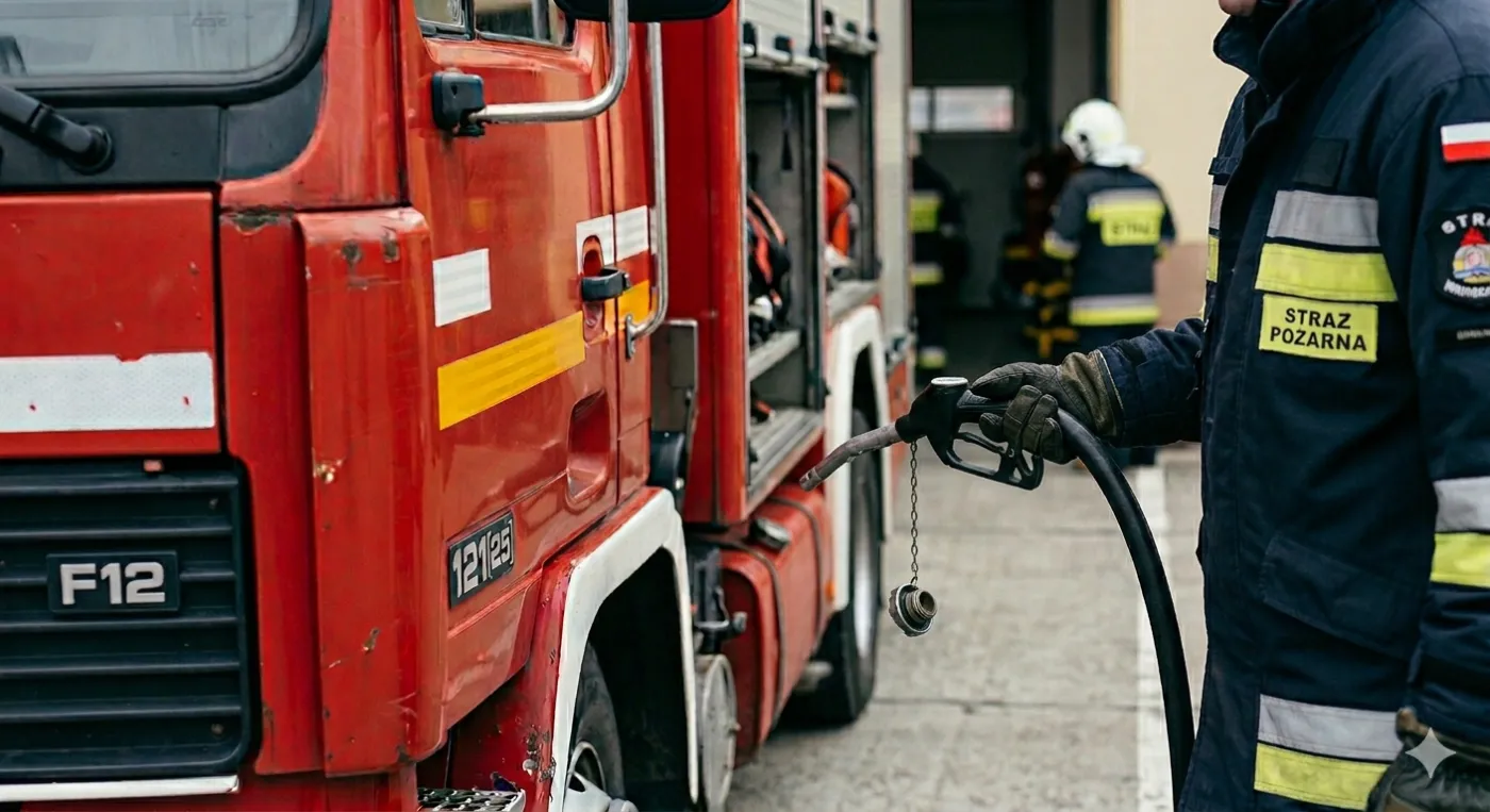 straż pożarna tankowanie