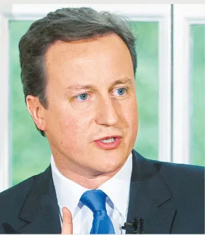 David Cameron, Wielka Brytania