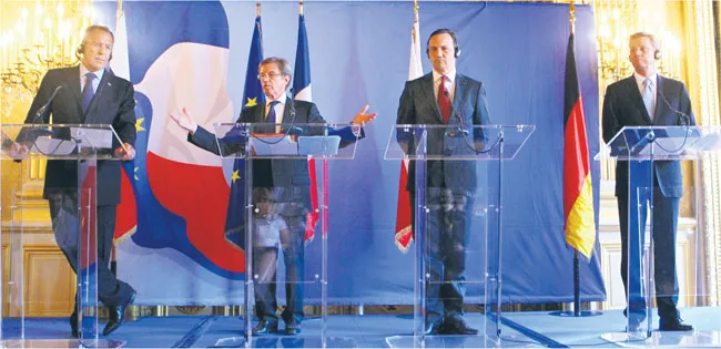 Wczorajsze spotkanie Trójkąta Weimarskiego było pierwszym, w którym uczestniczył przedstawiciel Rosji