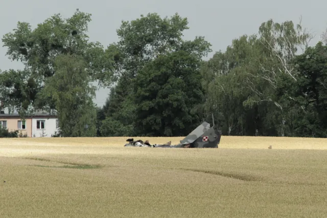 Wypadek samolotu wojskowego MiG-29. Pilot nie przeżył
