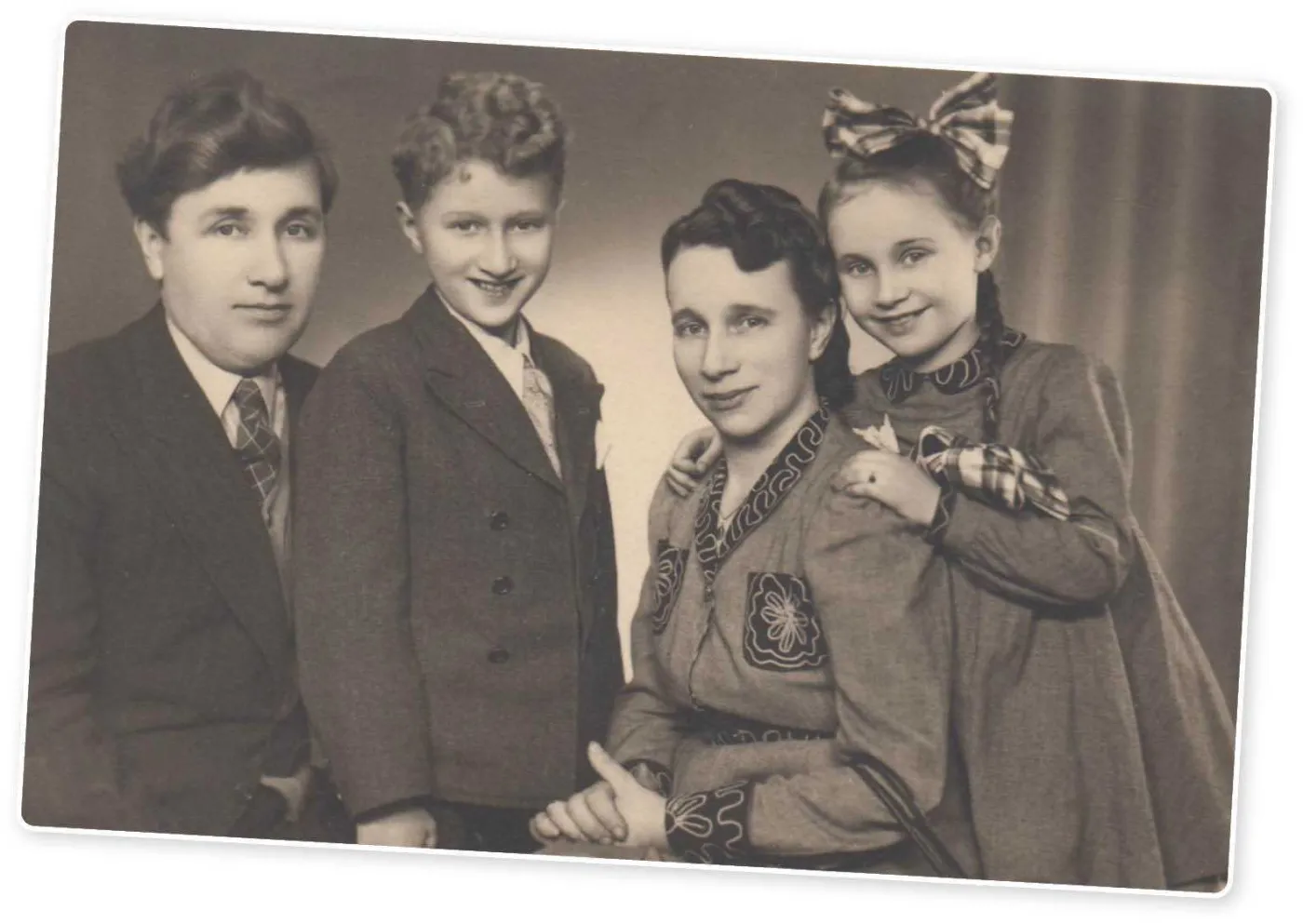 Rodzina Wysockich, ok. 1944 r.