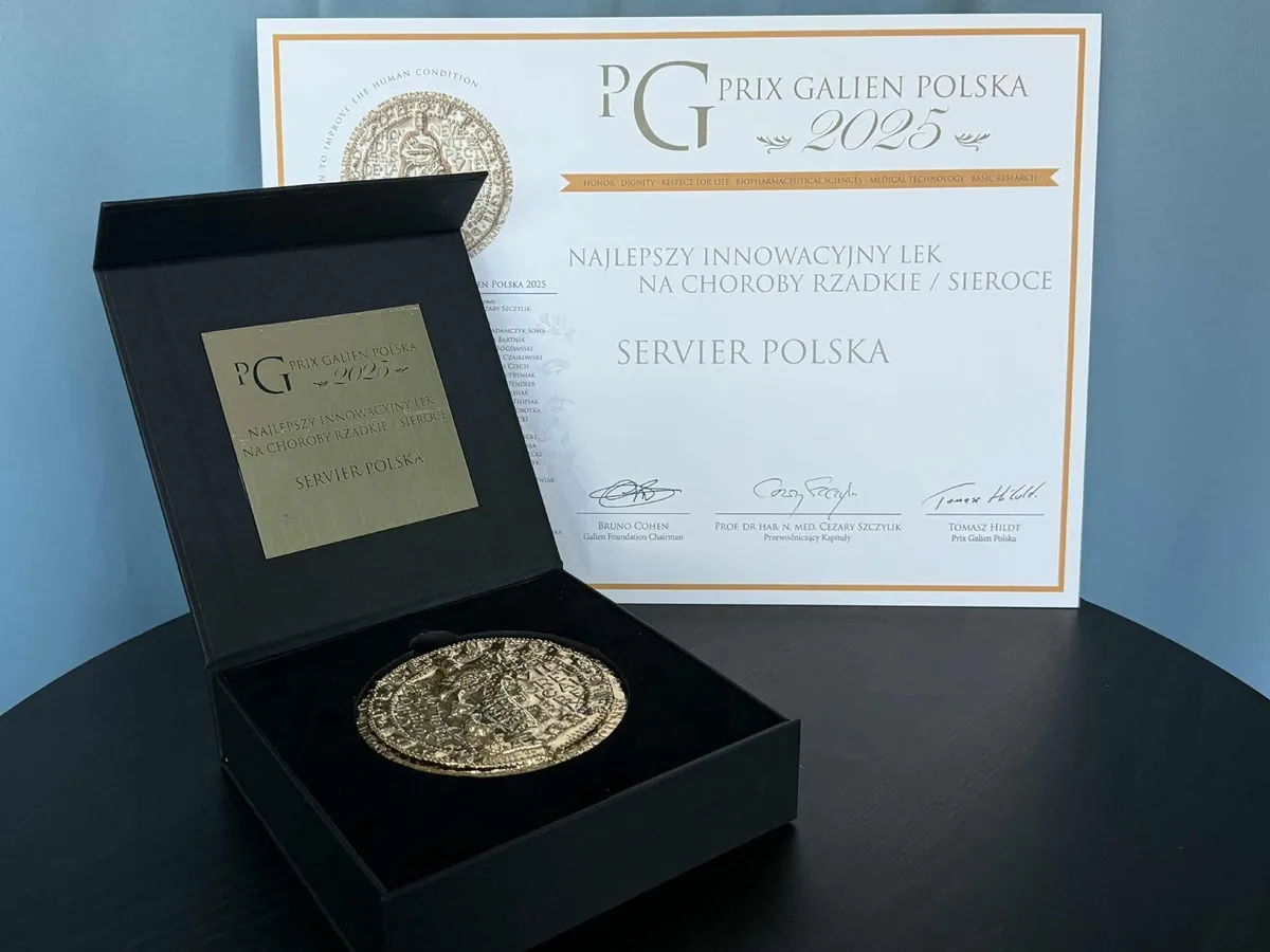 Firma Servier Polska wyróżniona prestiżową nagrodą Prix Galien