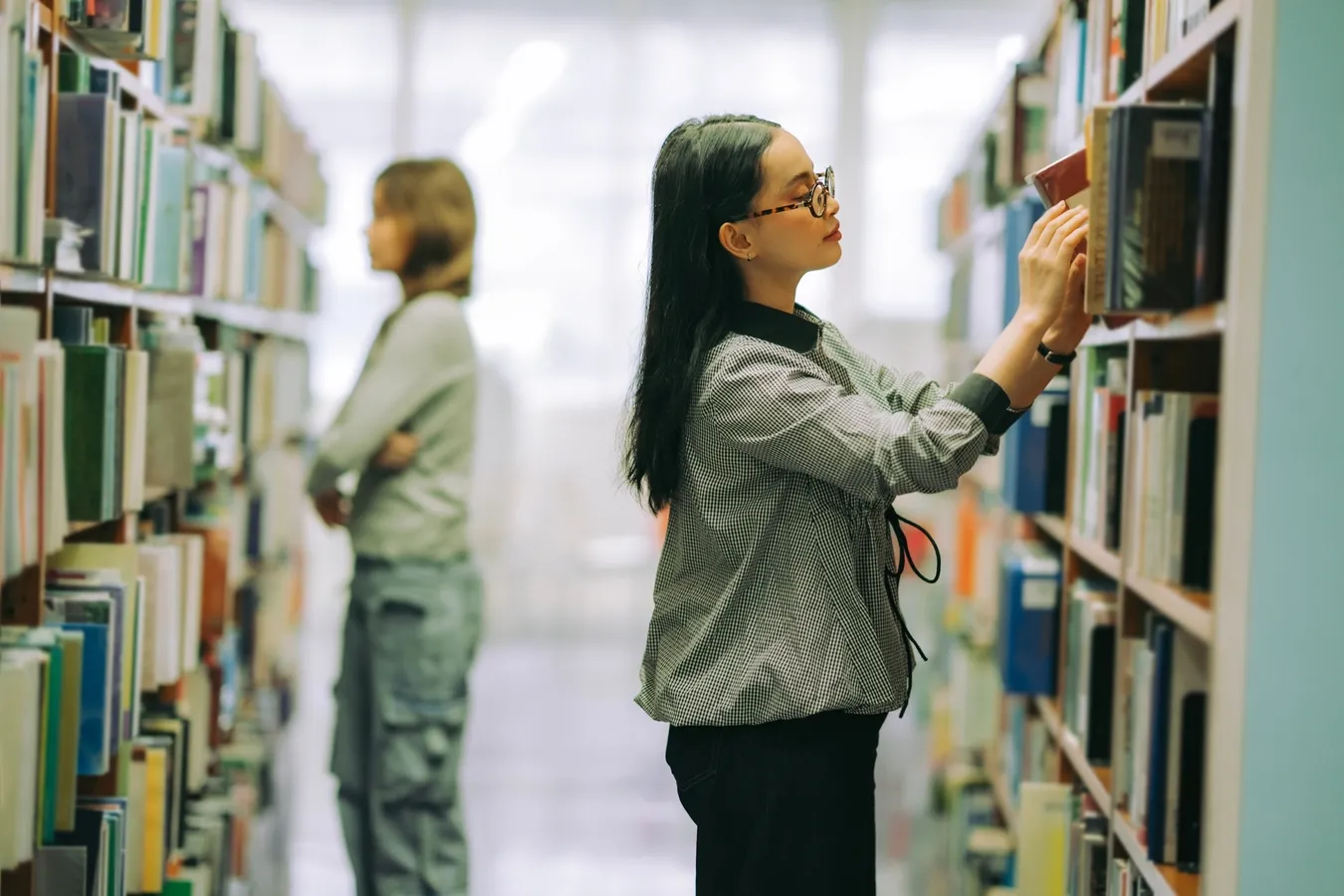 książki, biblioteka, student