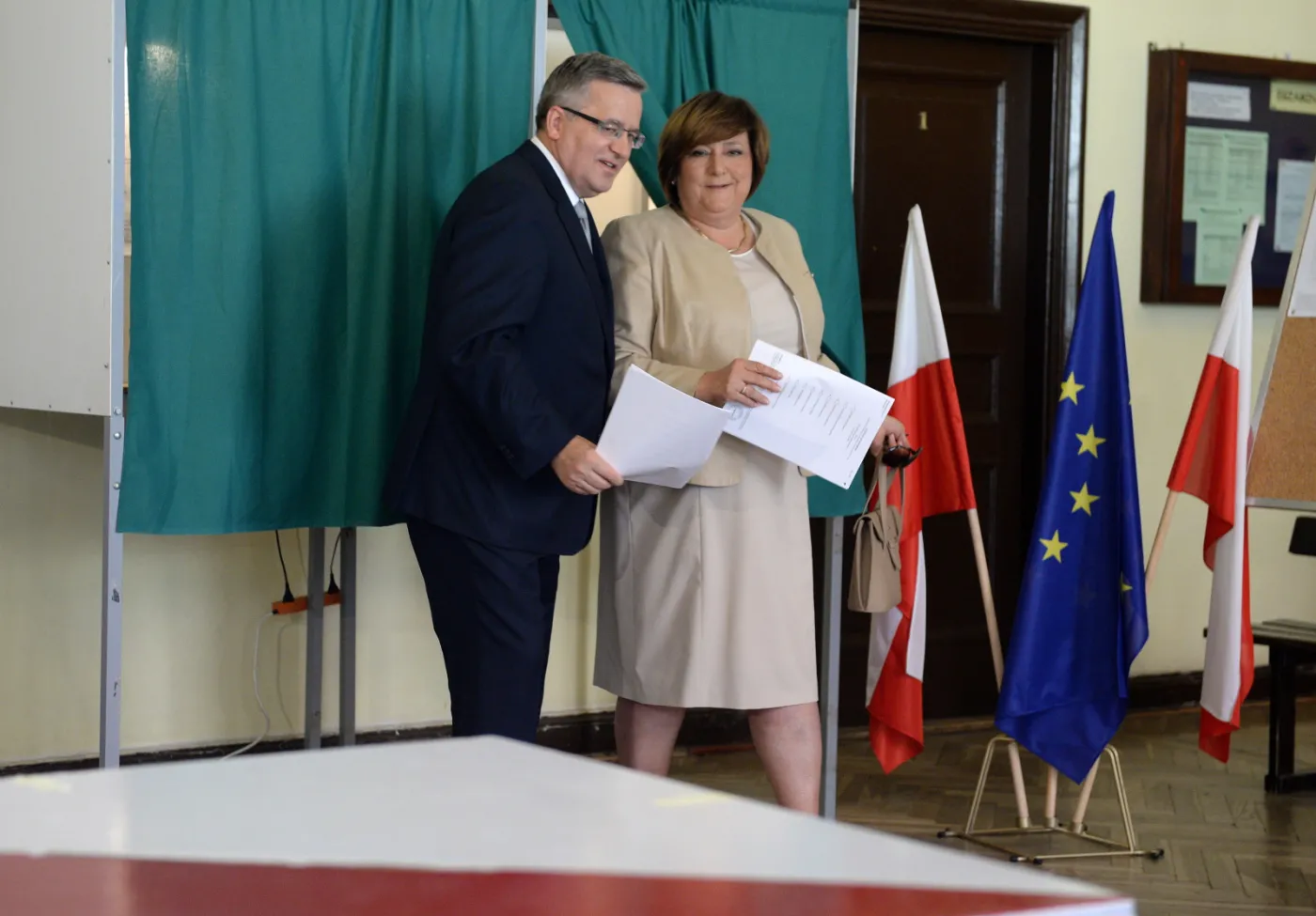 Prezydent Komorowski z żoną