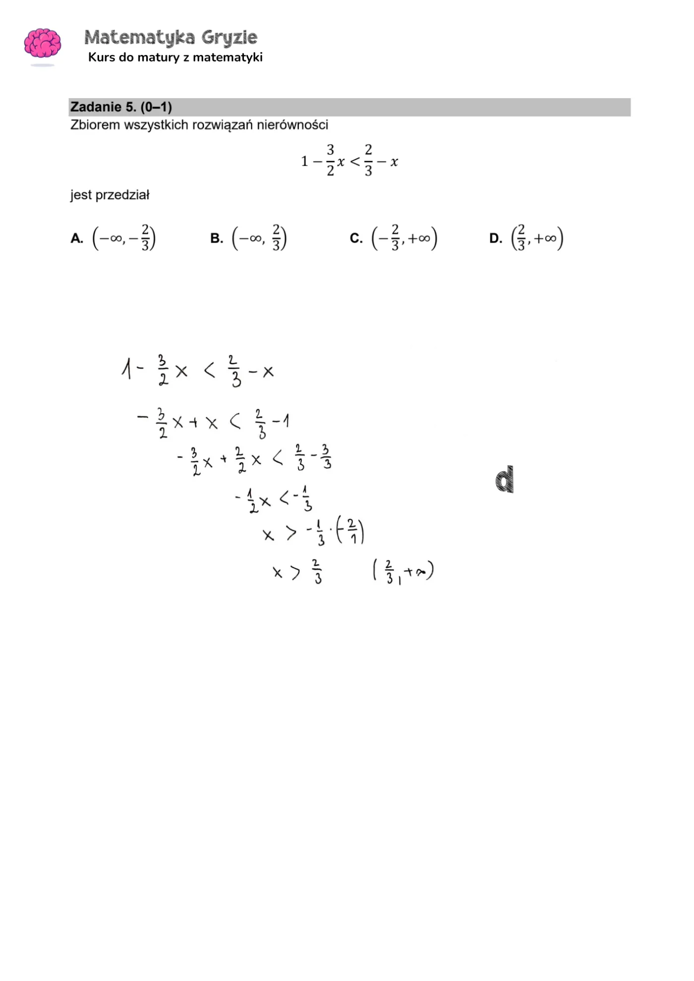 Matura 2024. Matematyka - poziom podstawowy [ARKUSZE CKE i ODPOWIEDZI]