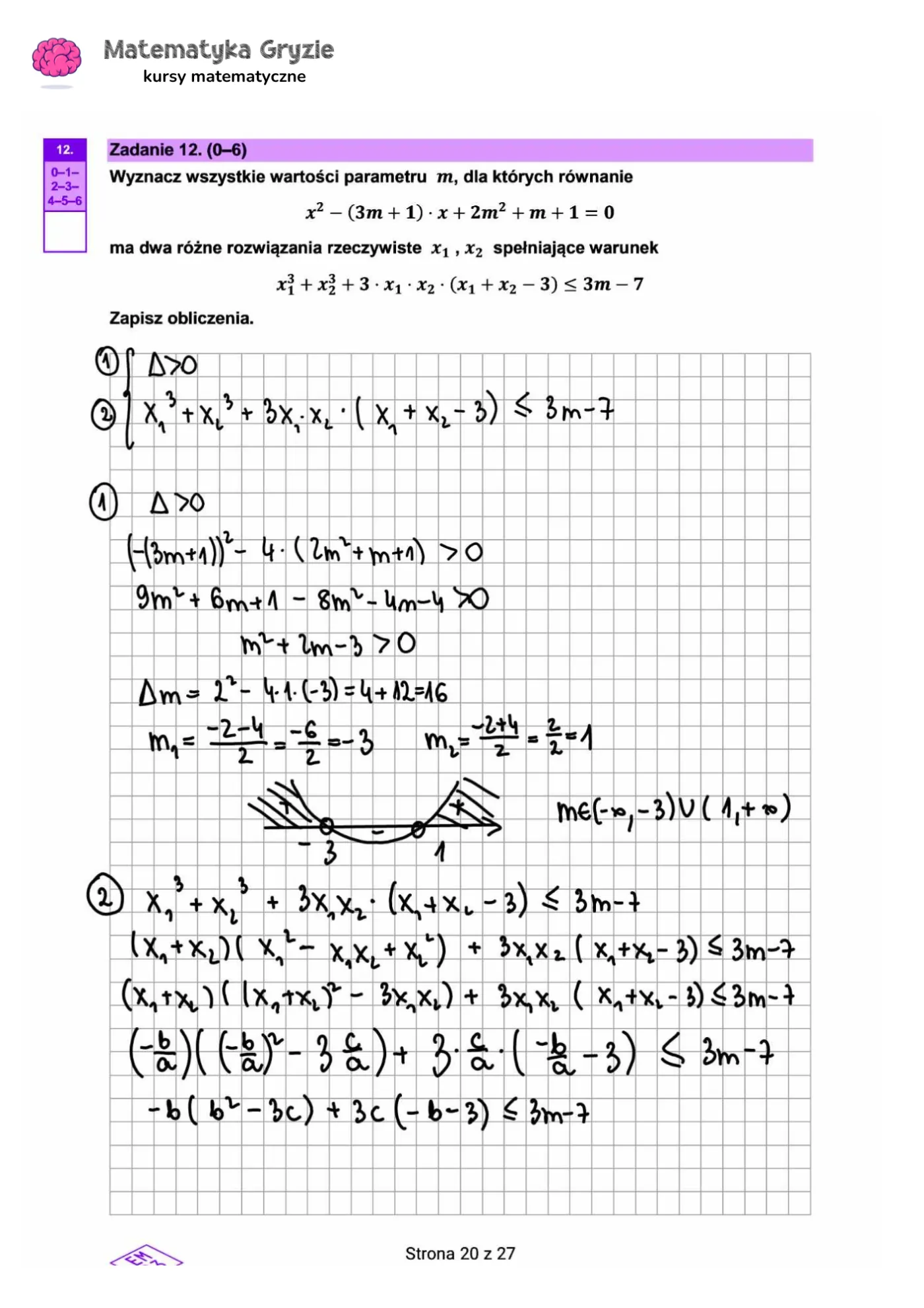 Matura 2024. Matematyka - poziom rozszerzony [ROZWIĄZANIA I ODPOWIEDZI]