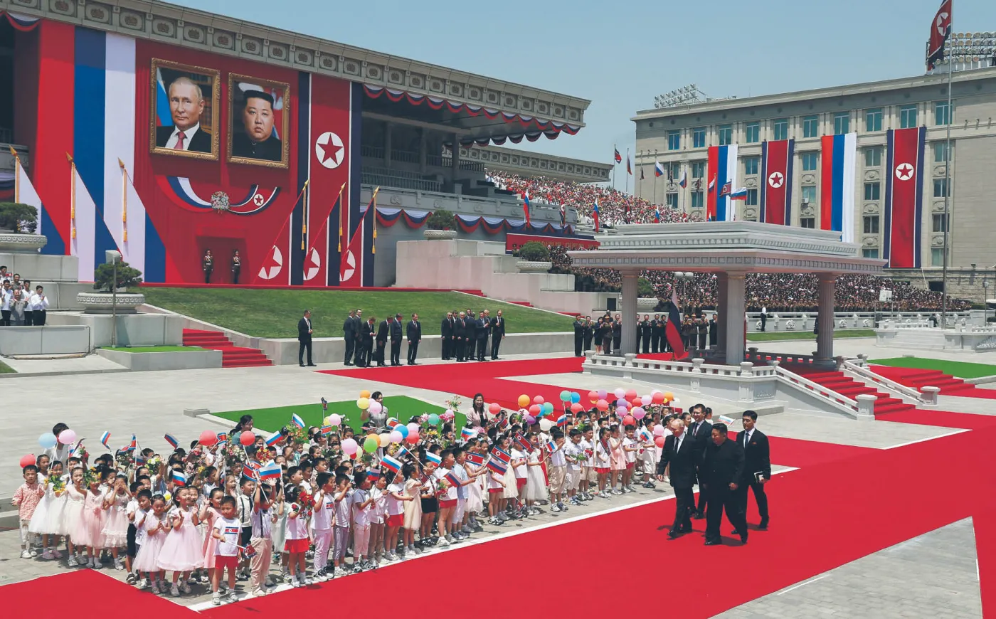Sojusz i traktat. Putin i Kim ramię w ramię