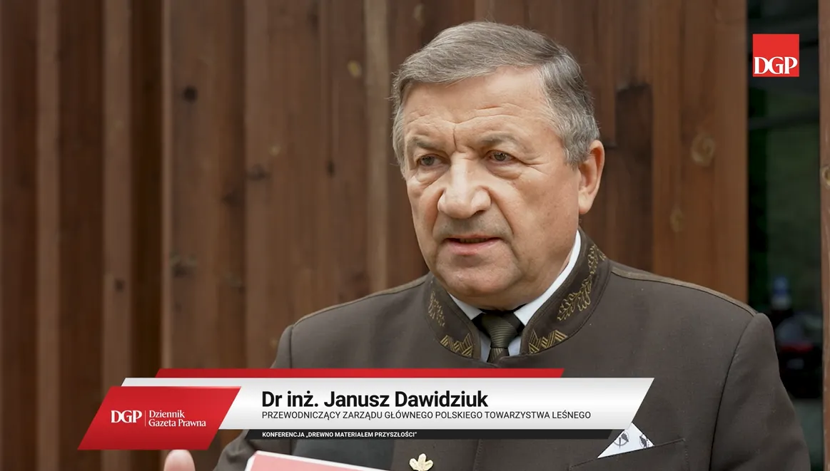 Dr inż. Janusz Dawidziuk - konferencja "Drewno materiałem przyszłości"