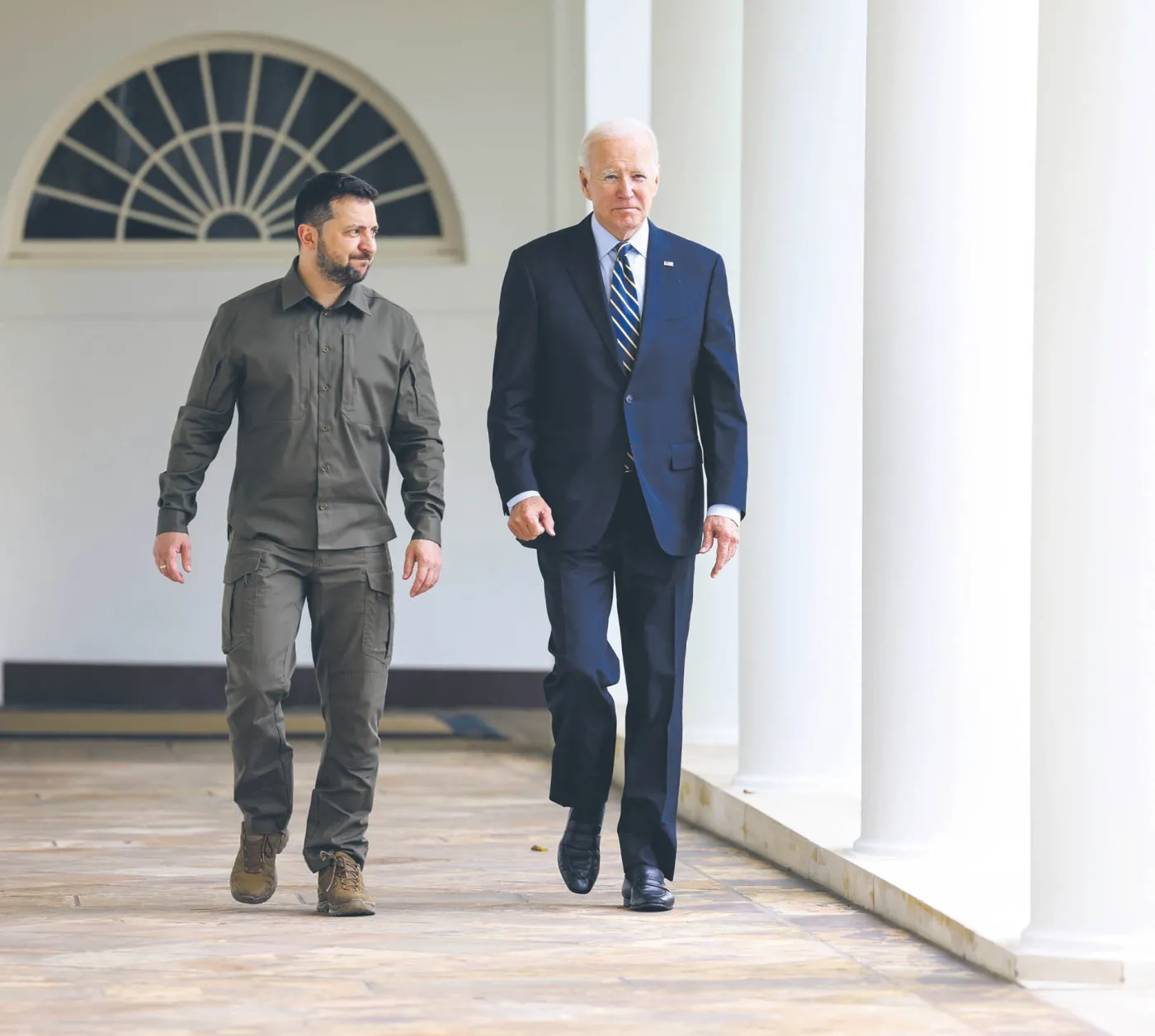 Wołodymyr Zełenski i Joe Biden w Białym Domu, 21 września 2023 r.