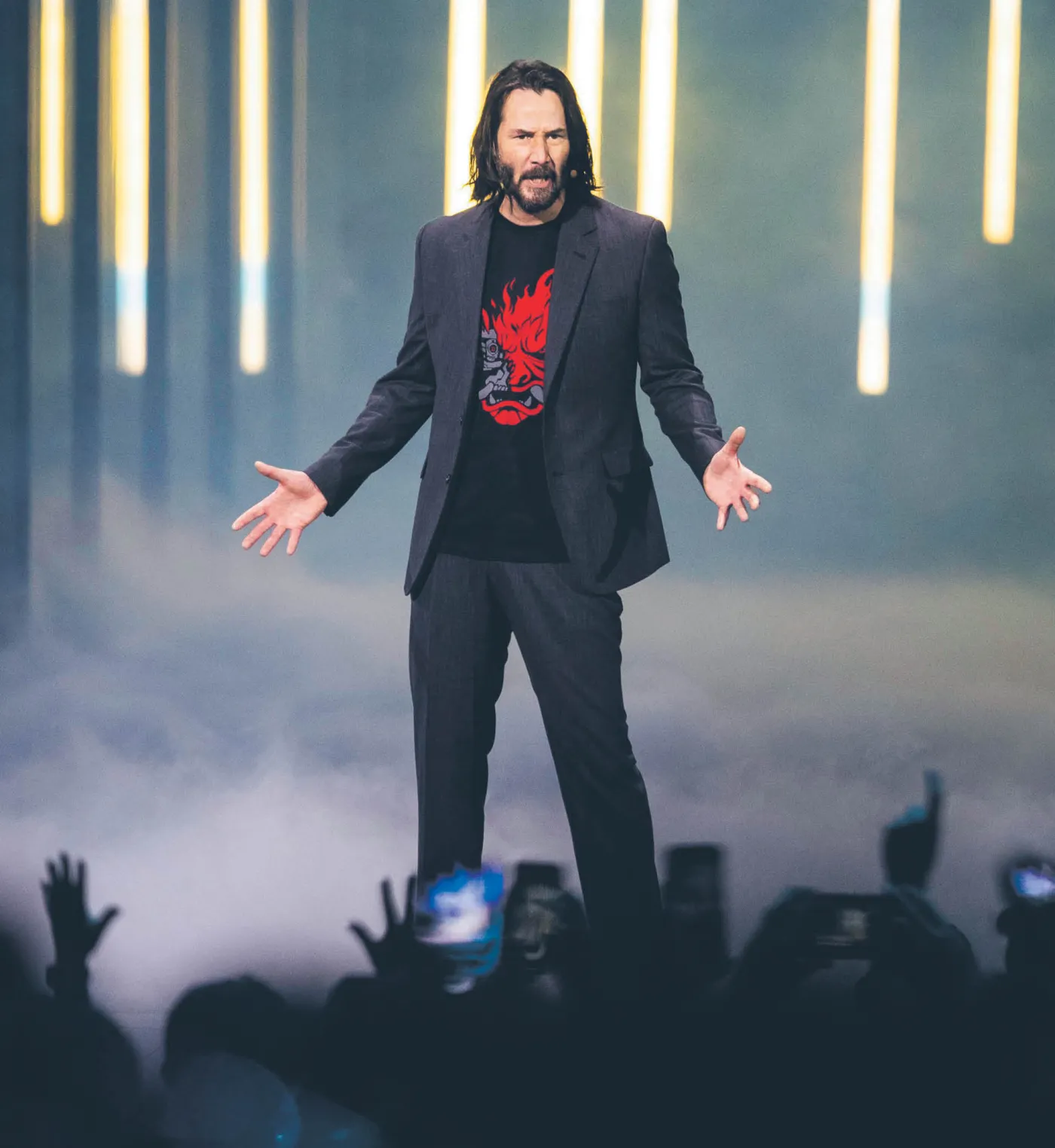 Keanu Reeves w kampanii „Cyberpunka 2077”