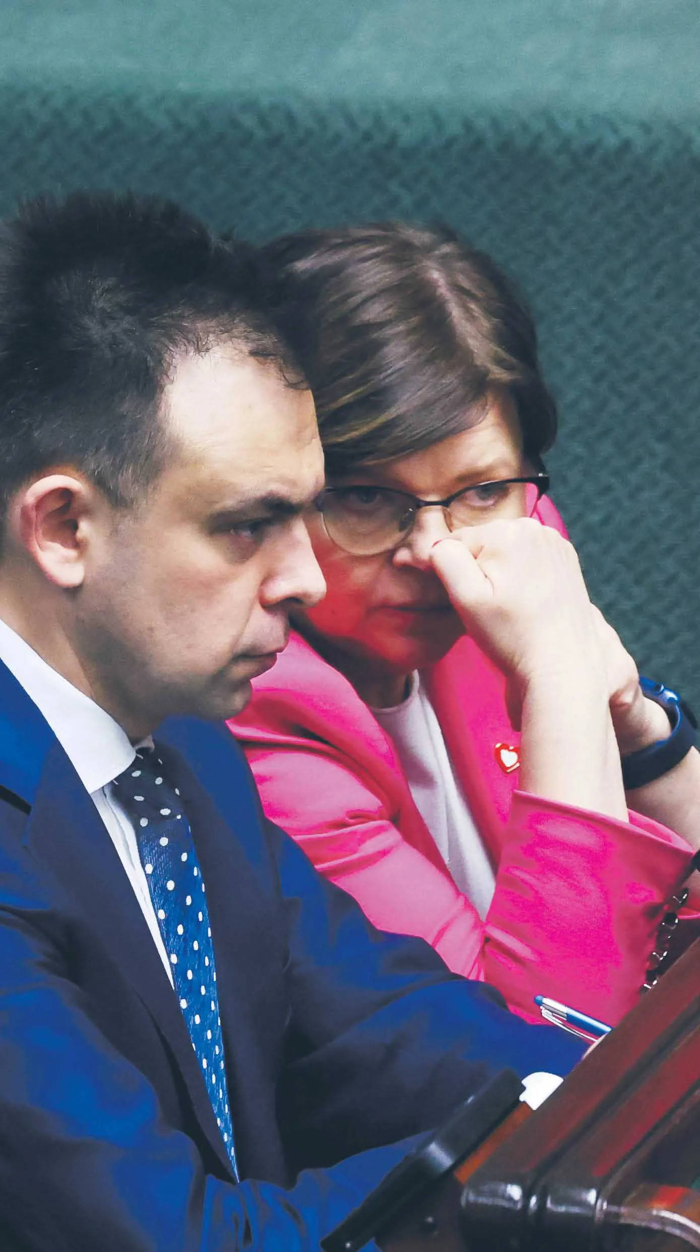 Ministrowie finansów Andrzej Domański i zdrowia Izabela Leszczyna