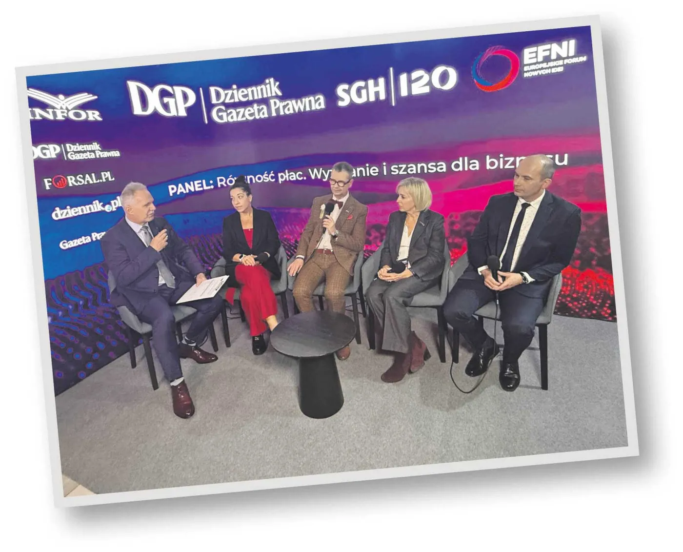 Debata podczas Europejskiego Forum Nowych Idei, październik 2025