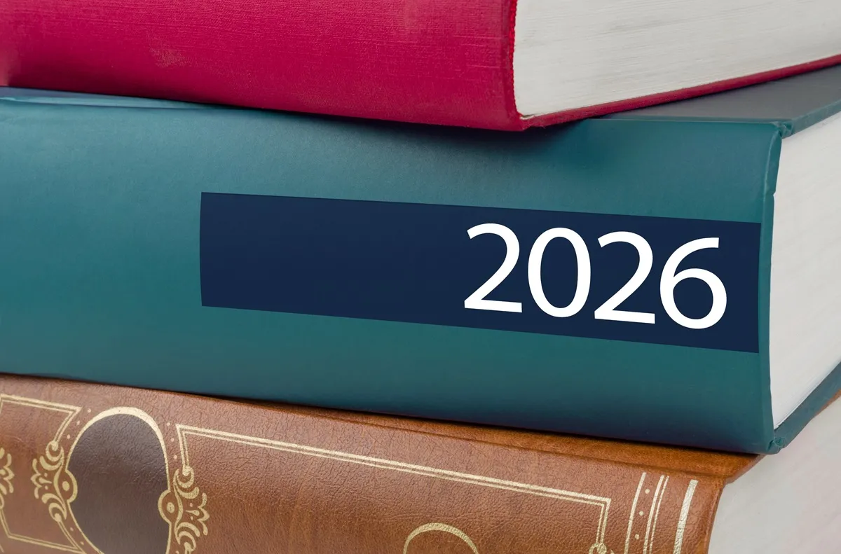 Okładka książki z napisem: "2026".