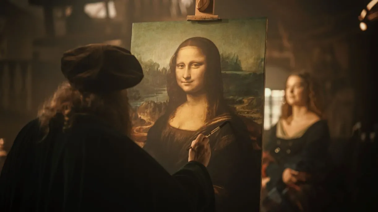 obraz muzeum sztuka mona lisa