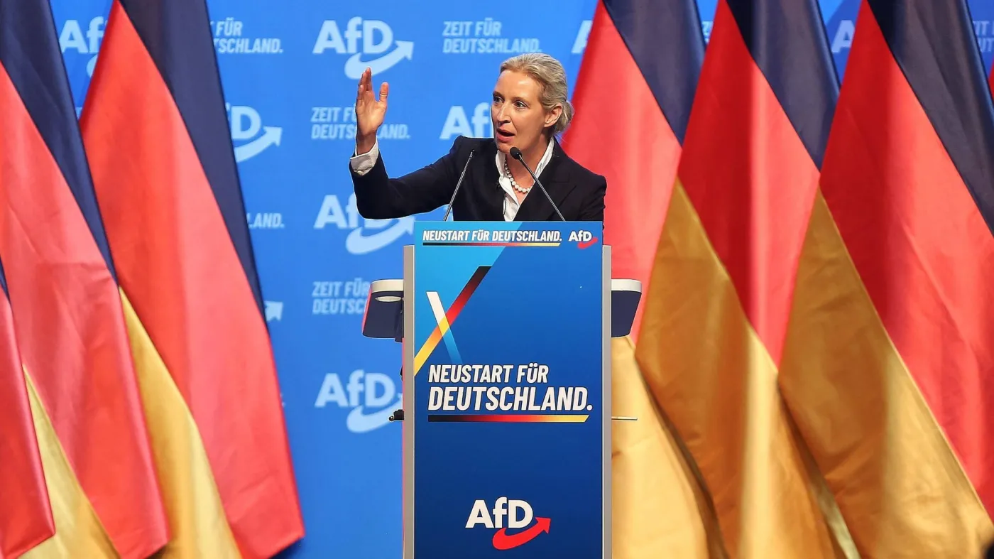 Kongres partii Alternatywa dla Niemiec (AfD) w Erfurcie - Alice Weidel