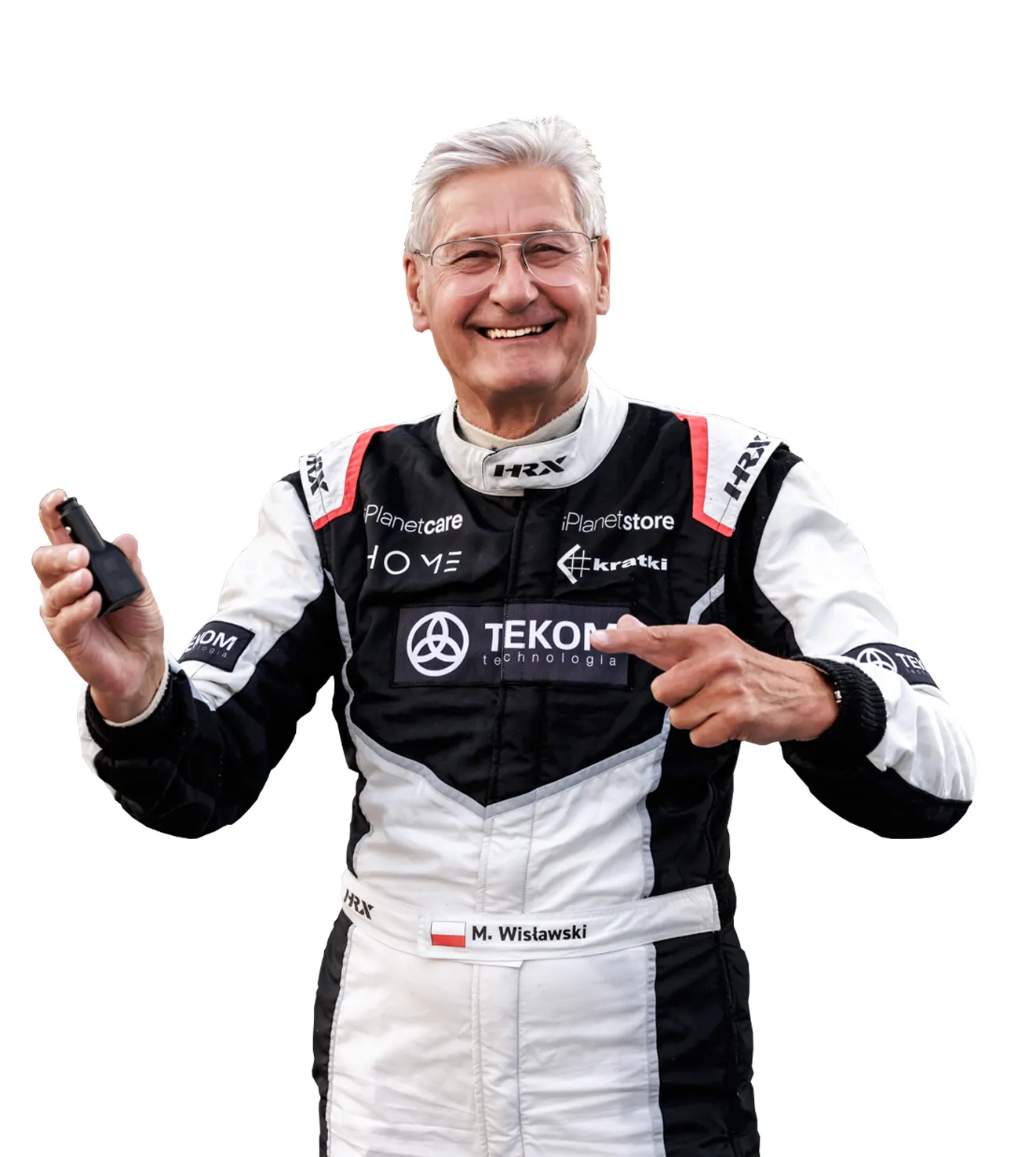 Maciej Wisławski, ambasador firmy, znany pilot i kierowca rajdowy