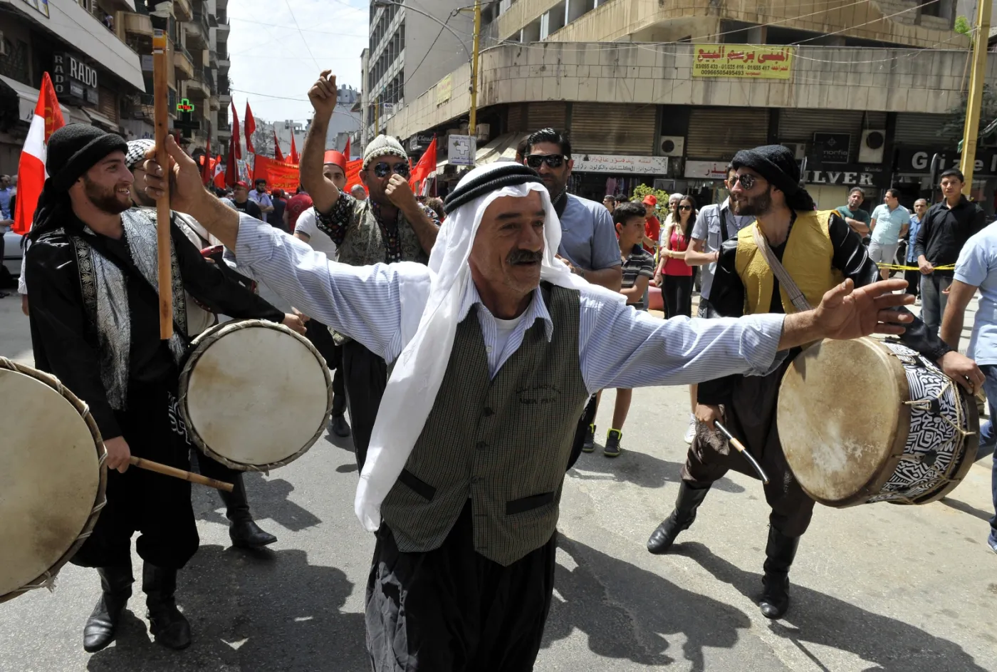 Demonstracje 1 maja w Libanie