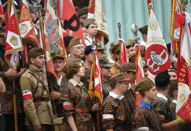 Uroczystości na Mokotowie w 72. rocznicę powstania warszawskiego