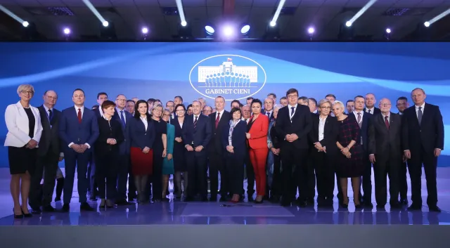 Trzaskowski, Mroczek, Budka i Brejza w "gabinecie cieni" PO