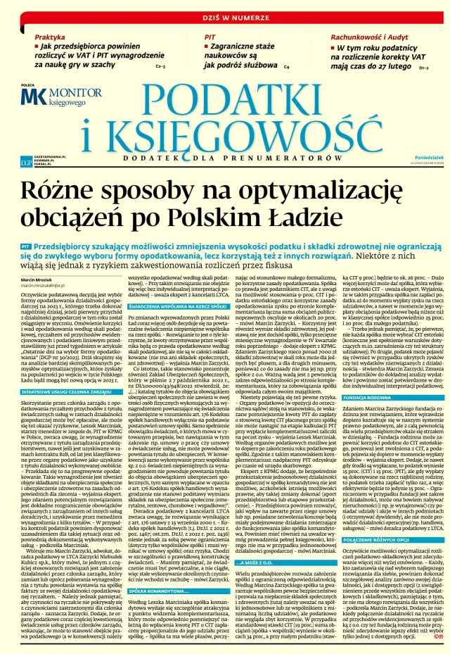 PODATKI I KSIĘGOWOŚĆ