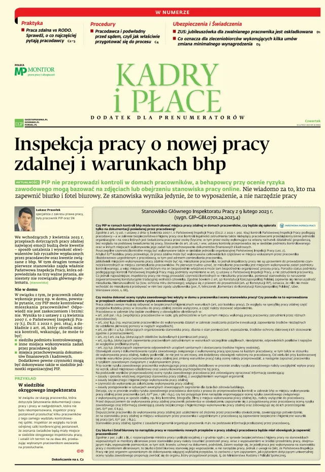 KADRY I PŁACE