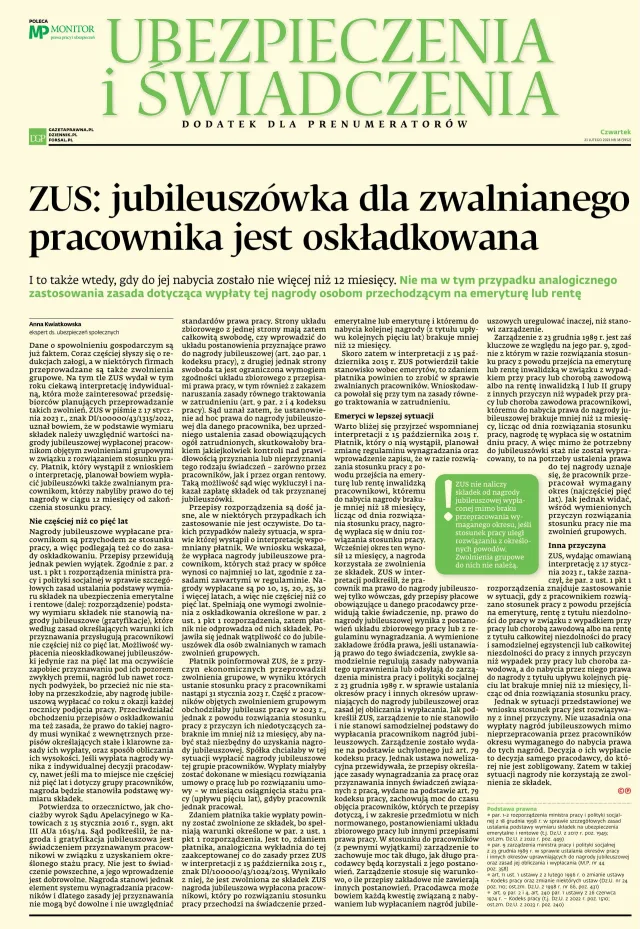 UBEZPIECZENIA I ŚWIADCZENIA