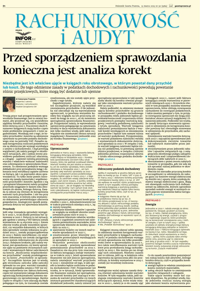 RACHUNKOWOŚĆ I AUDYT