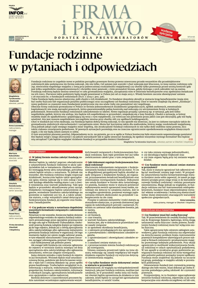 FIRMA I PRAWO - WYDANIE SPECJALNE