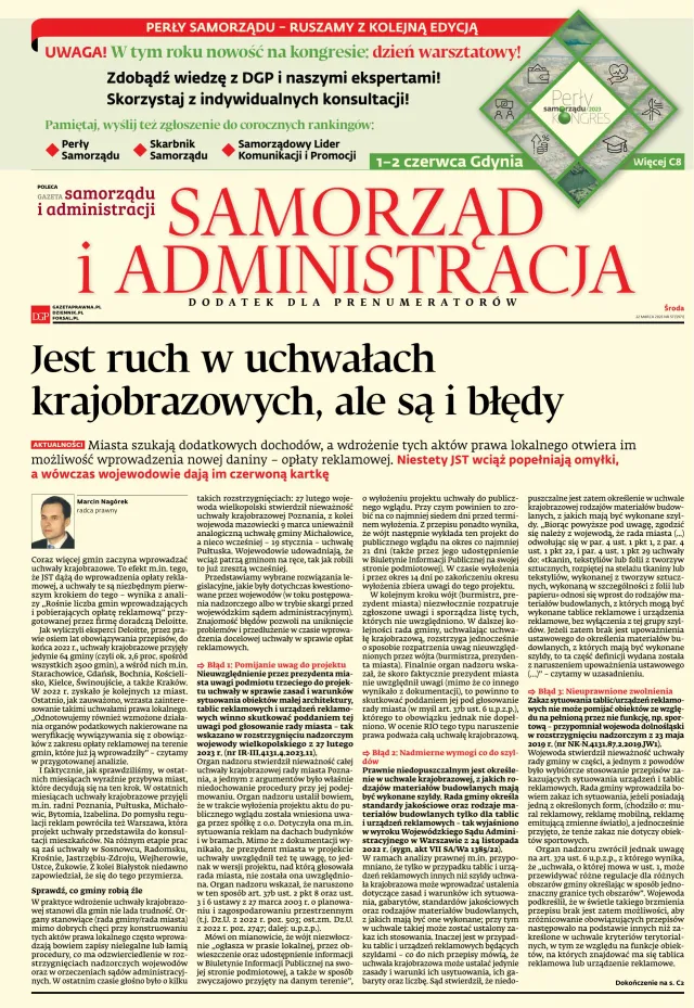 SAMORZĄD I ADMINISTRACJA