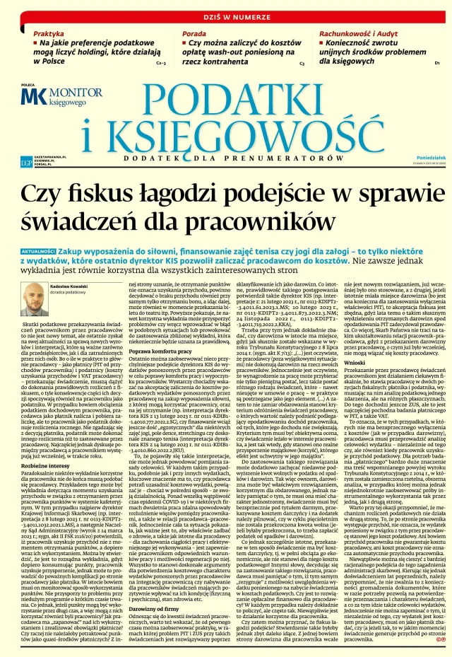 PODATKI I KSIĘGOWOŚĆ