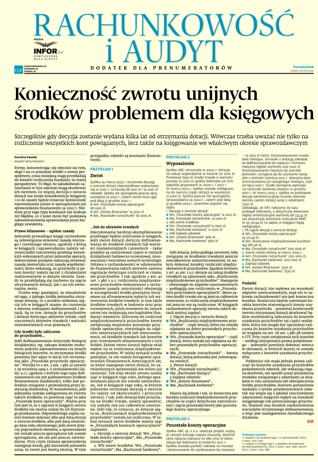 RACHUNKOWOŚĆ I AUDYT