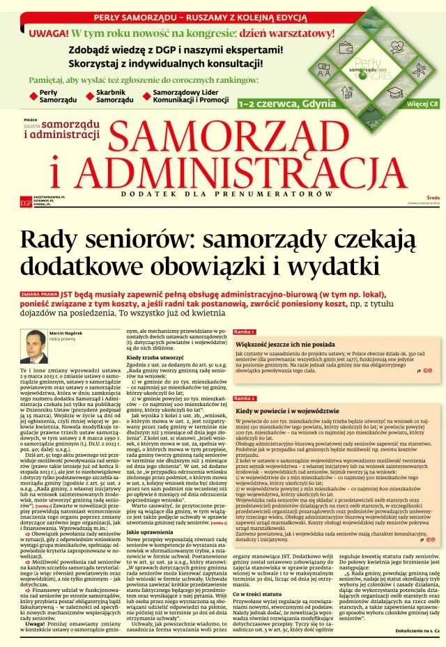 SAMORZĄD I ADMINISTRACJA