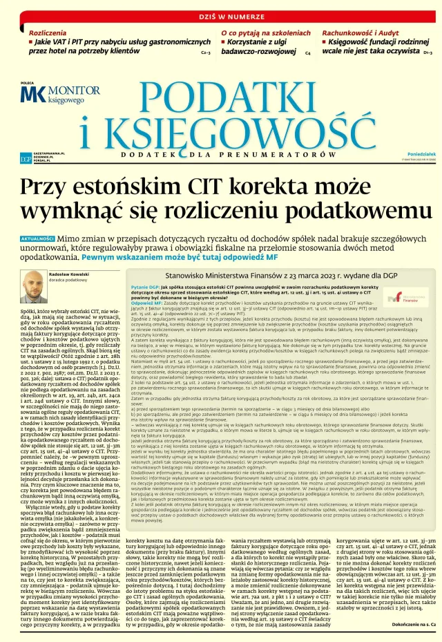 PODATKI I KSIĘGOWOŚĆ